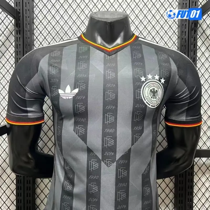 Camiseta Alemania 2026 Edición Especial Versión Jugador Gris/Negro