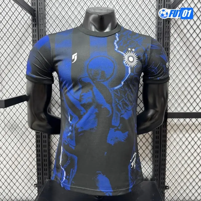 Camiseta Argentina 2026 Edición Especial Versión Jugador Azul/Negro