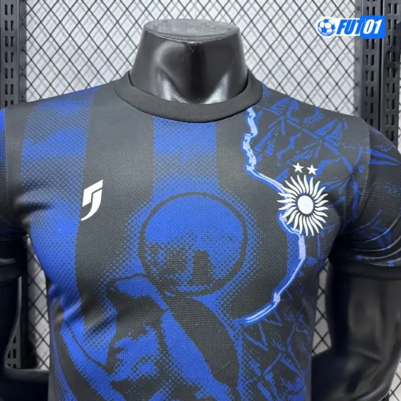 Camiseta Argentina 2026 Edición Especial Versión Jugador Azul/Negro
