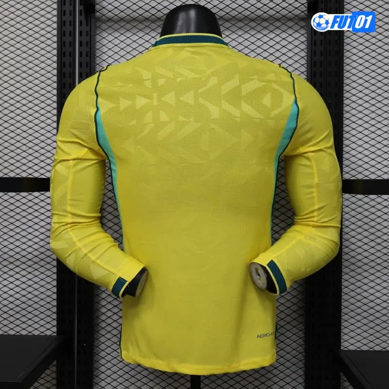 Camiseta Brasil Home Mundial 2026 ML Versión Jugador