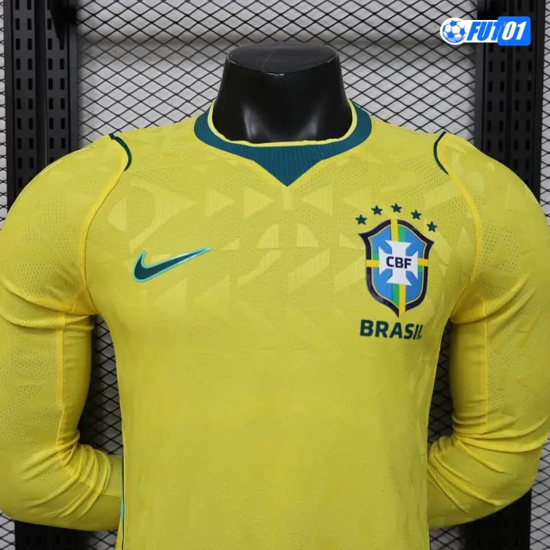 Camiseta Brasil Home Mundial 2026 ML Versión Jugador