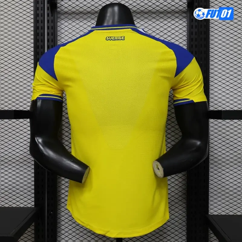 Camiseta Suecia Home Mundial 2026 Versión Jugador