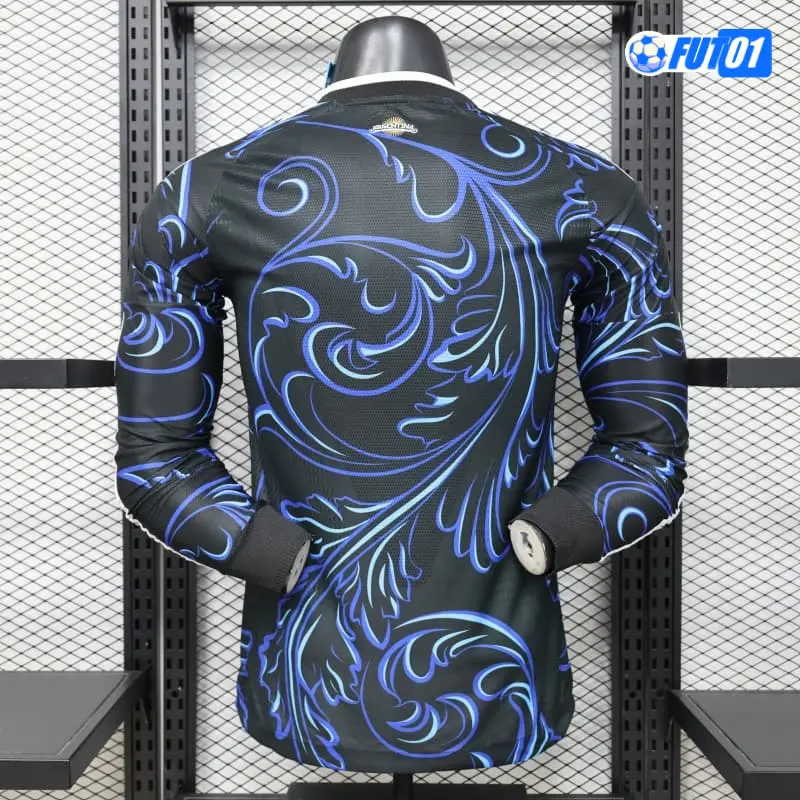 Camiseta Argentina Away Mundial 2026 ML Versión Jugador con FIFA2022