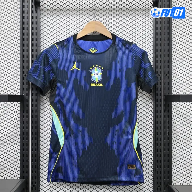 Camiseta Brasil Away Mundial 2026 Mujer Versión Jugador