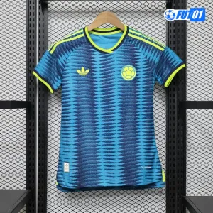Camiseta Colombia Away Mundial 2026 Mujer Versión Jugador