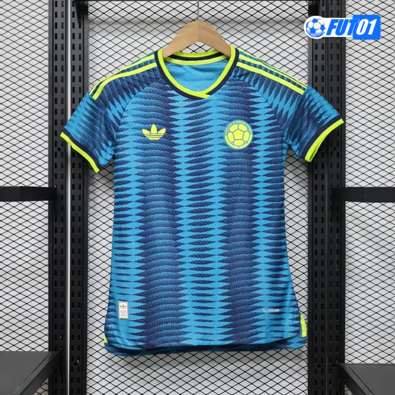 Camiseta Colombia Away Mundial 2026 Mujer Versión Jugador