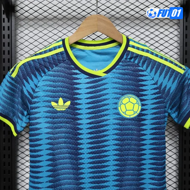 Camiseta Colombia Away Mundial 2026 Mujer Versión Jugador