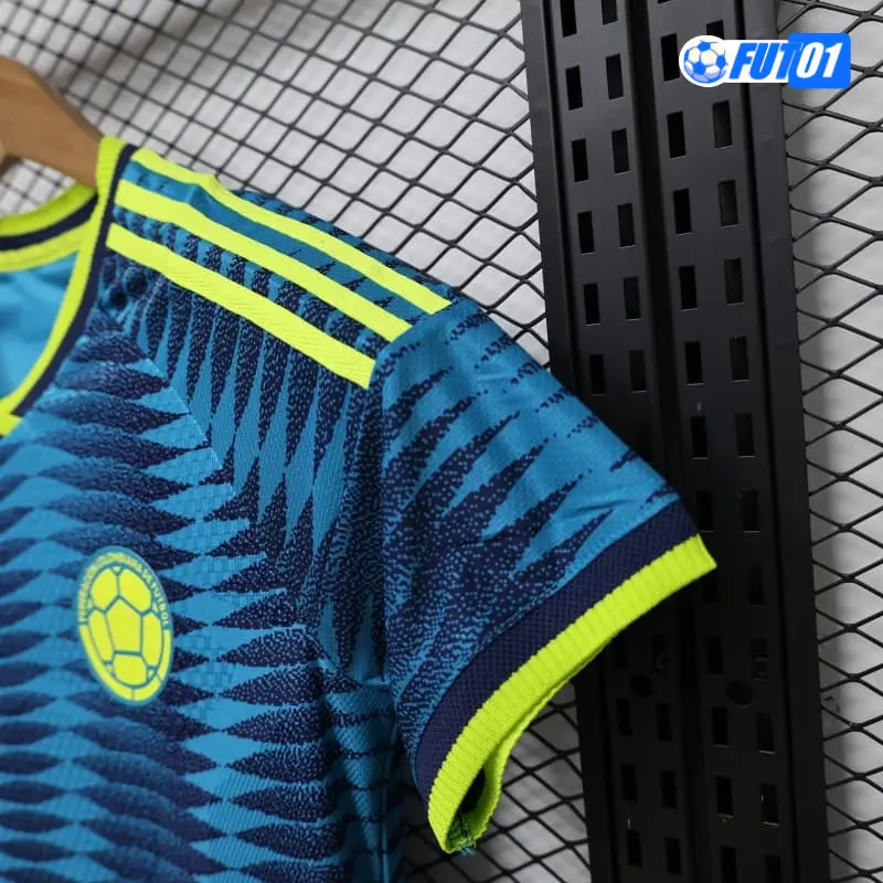 Camiseta Colombia Away Mundial 2026 Mujer Versión Jugador