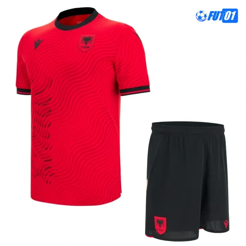 Camiseta Albania Home Mundial 2026 Niño
