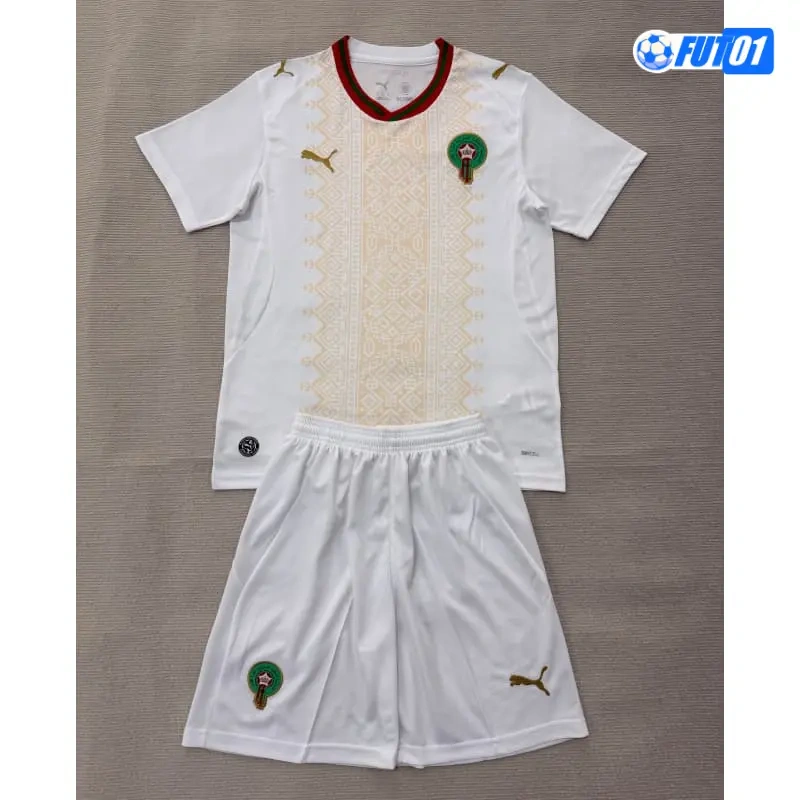 Camiseta Marruecos Away Mundial 2026 Niño