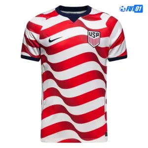 Camiseta EE.UU Home Mundial 2026 Rojo/Blanco