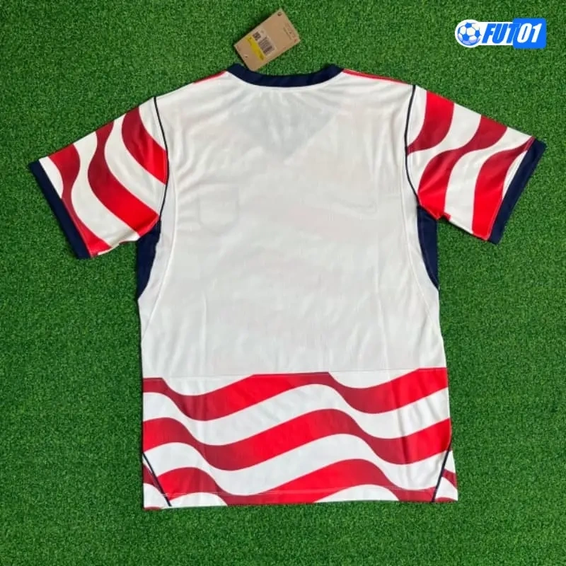 Camiseta EE.UU Home Mundial 2026 Rojo/Blanco