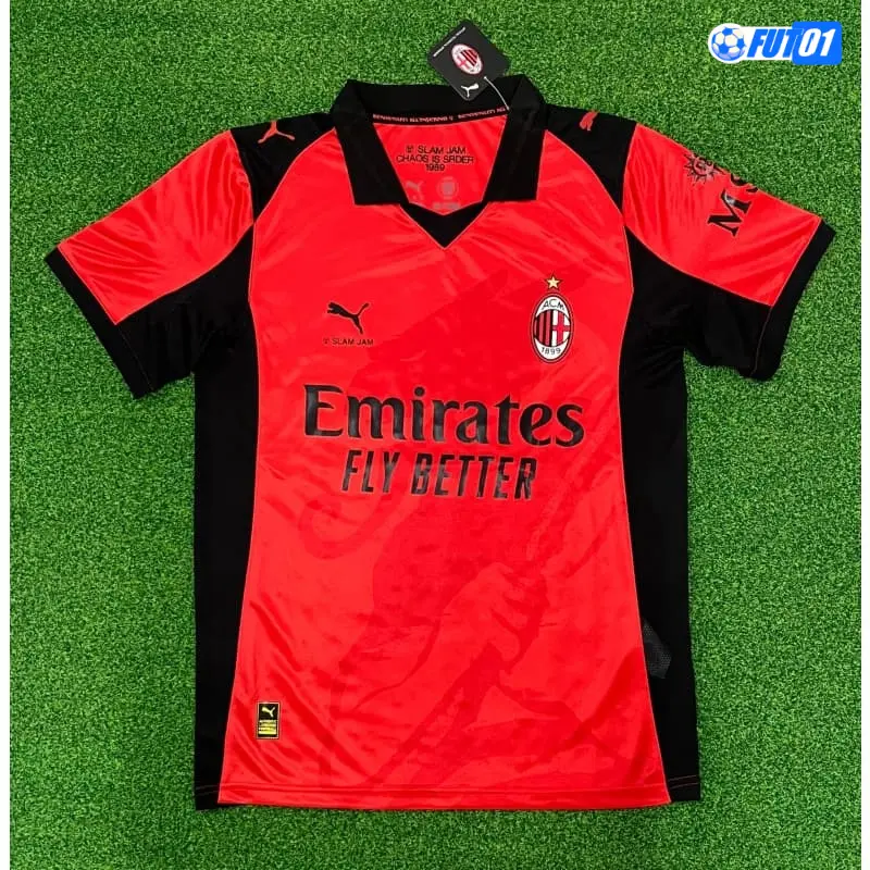 Camiseta AC Milan x Slam Jam 2026/2027 Edición Especial Rojo