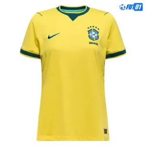 Camiseta Brasil Home Mundial 2026 Mujer