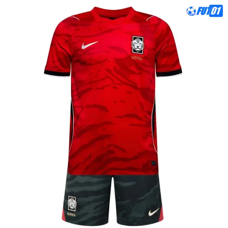 Camiseta Corea del Sur Home Mundial 2026 Niño