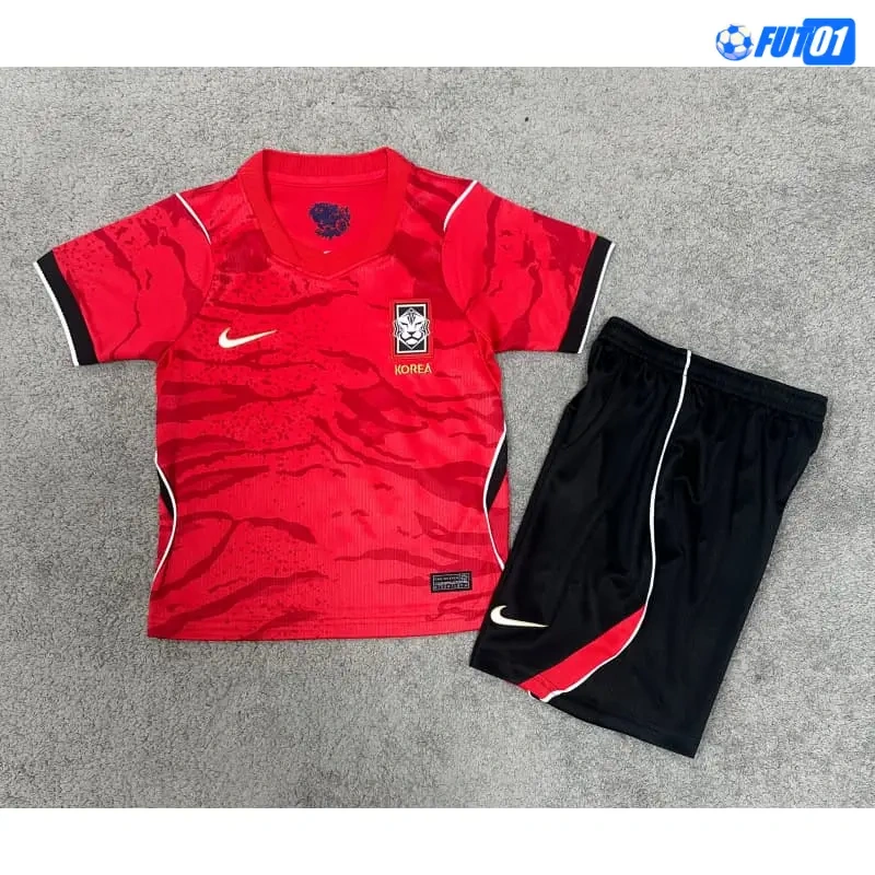 Camiseta Corea del Sur Home Mundial 2026 Niño