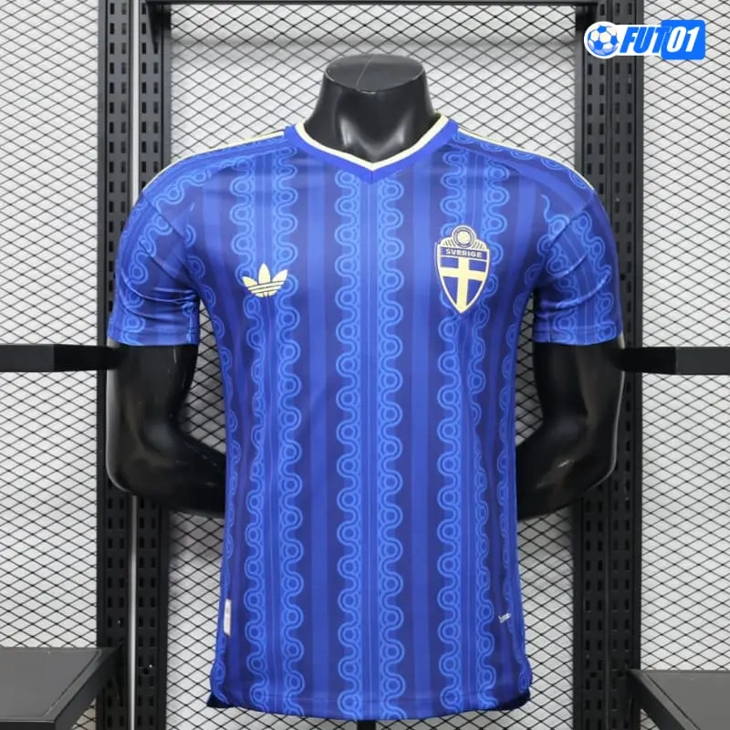 Camiseta Suecia Away Mundial 2026 Versión Jugador