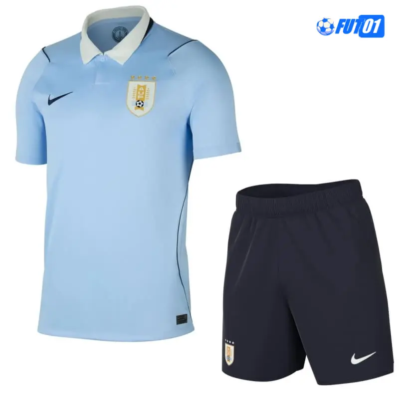 Camiseta Uruguay Home Mundial 2026 Niño