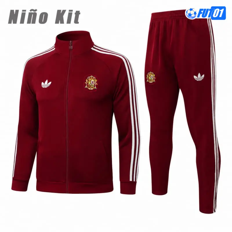 Chandal España 2026 Niño Rojo