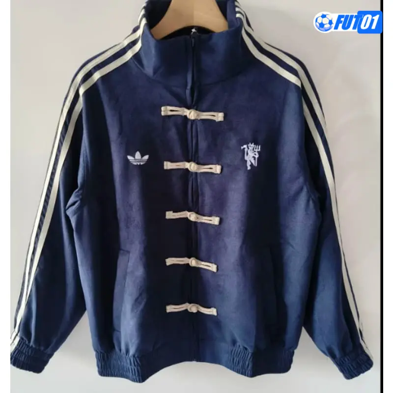 Chaqueta Manchester United 2026 Estilo Chino Azul Marino