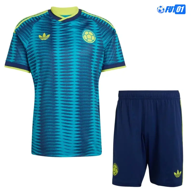 Camiseta Colombia Away Mundial 2026 Niño