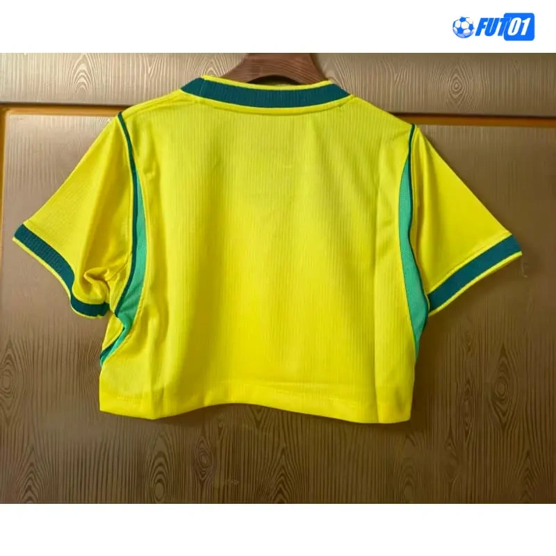 Camiseta Corta Brasil Home Mundial 2026 Mujer