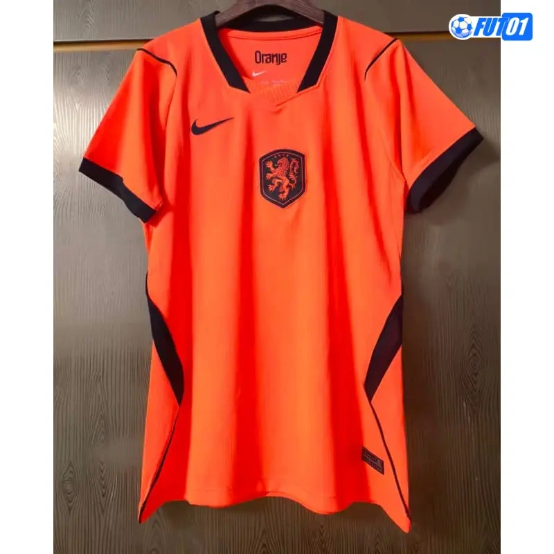 Camiseta Holanda Home Mundial 2026 Mujer
