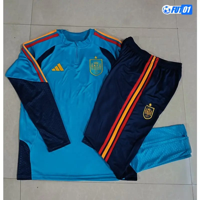 Sudadera de Entrenamiento España 2026 Niño Azul Real