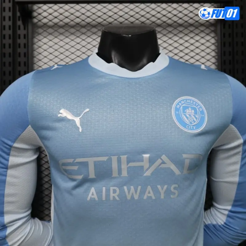 Camiseta Manchester City Home 2026/2027 Versión Jugador ML 