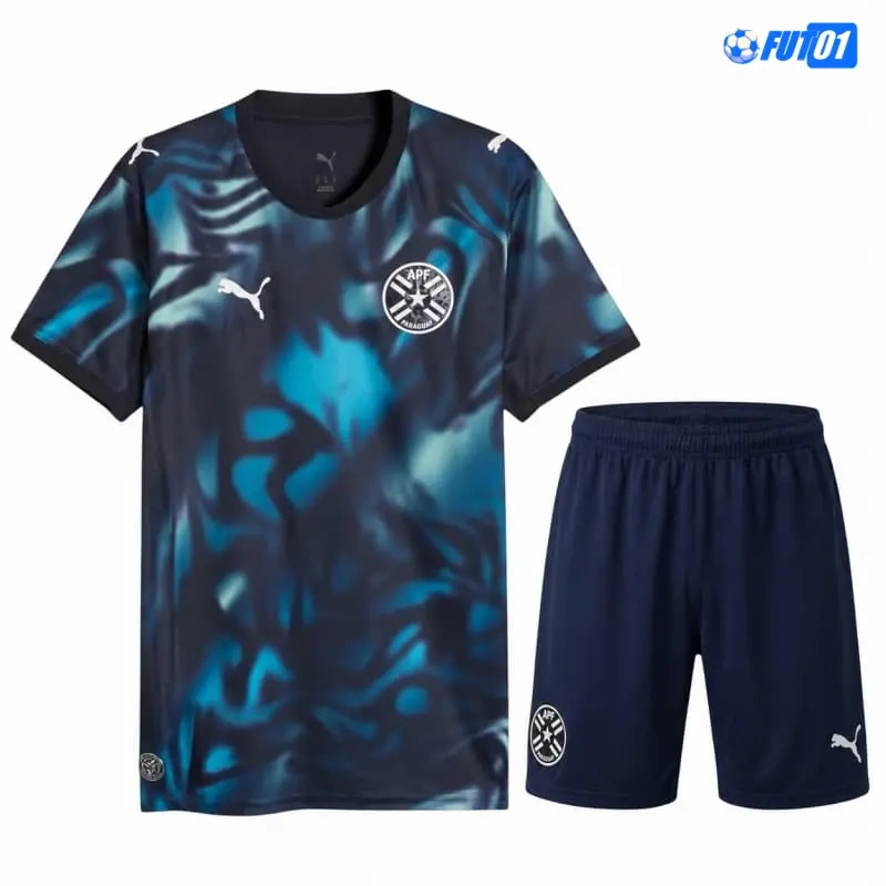 Camiseta Paraguay Away Mundial 2026 Niño