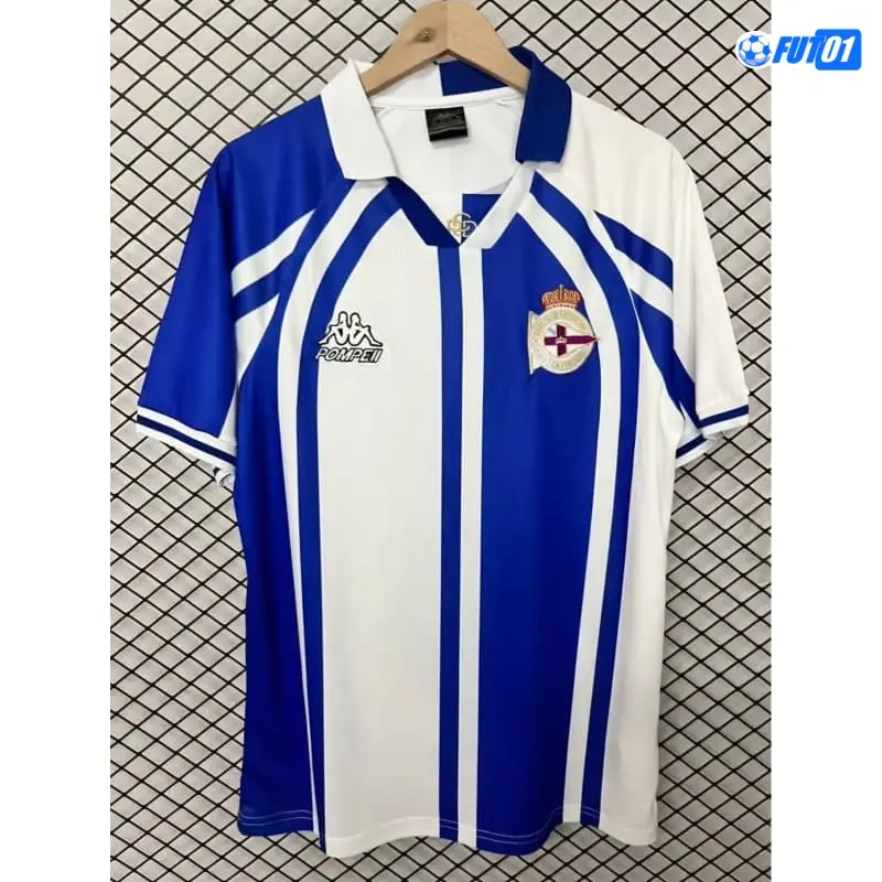 Camiseta Deportivo de La Coruña 2026/2027 Retro Blanco/Azul