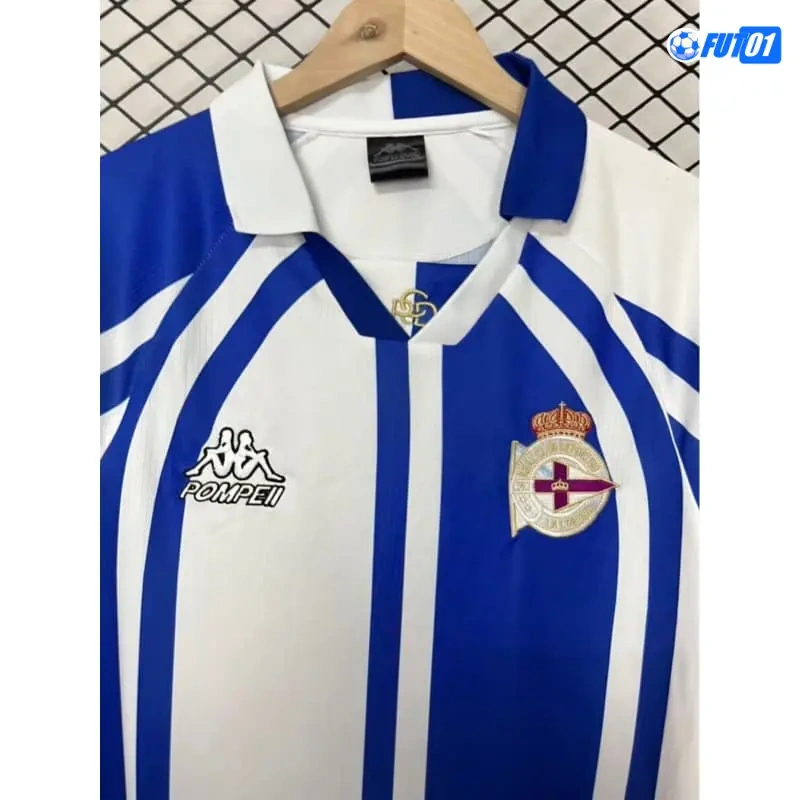 Camiseta Deportivo de La Coruña 2026/2027 Retro Blanco/Azul