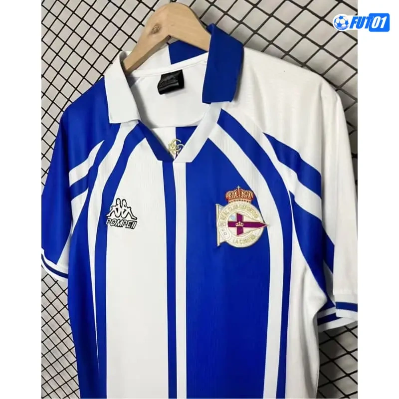 Camiseta Deportivo de La Coruña 2026/2027 Retro Blanco/Azul