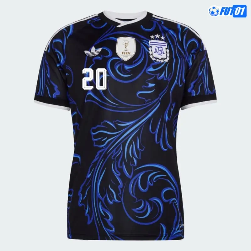 Camiseta Mac Allister 20 Argentina Away Mundial 2026 con FIFA2022