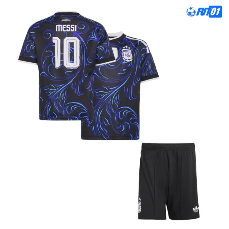 Camiseta Messi 10 Argentina Away Mundial 2026 Niño con FIFA2022