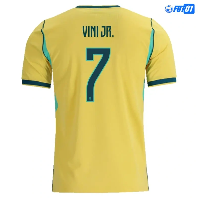 Camiseta VINI JR. 7 Brasil Home Mundial 2026