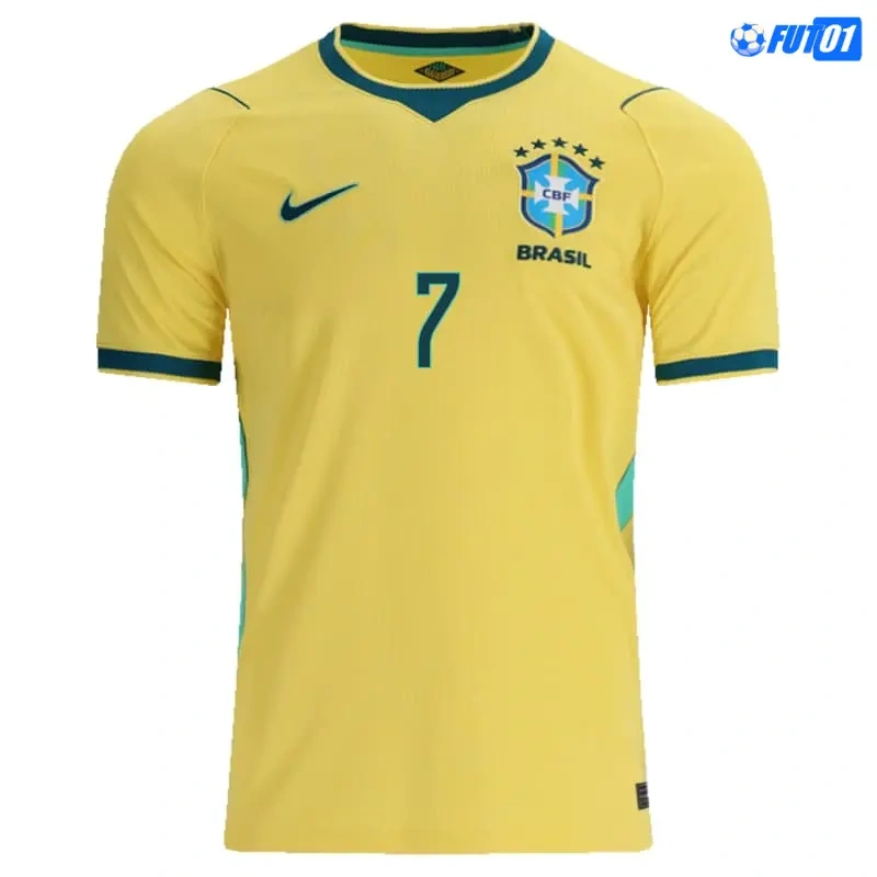 Camiseta VINI JR. 7 Brasil Home Mundial 2026