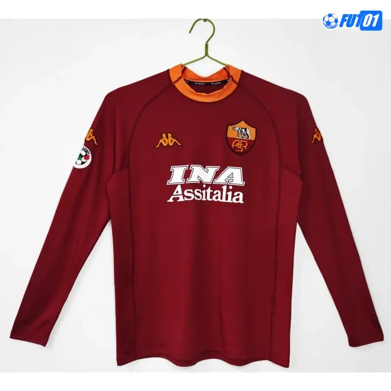 Camiseta AS Roma Home 2000/2001 Retro ML