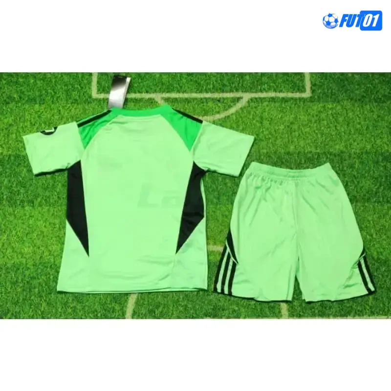 Camiseta de Portero Real Madrid 2025/2026 Niño Verde con Parche HP