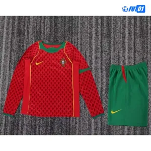 Camiseta Portugal Home 2004 Retro Niño ML