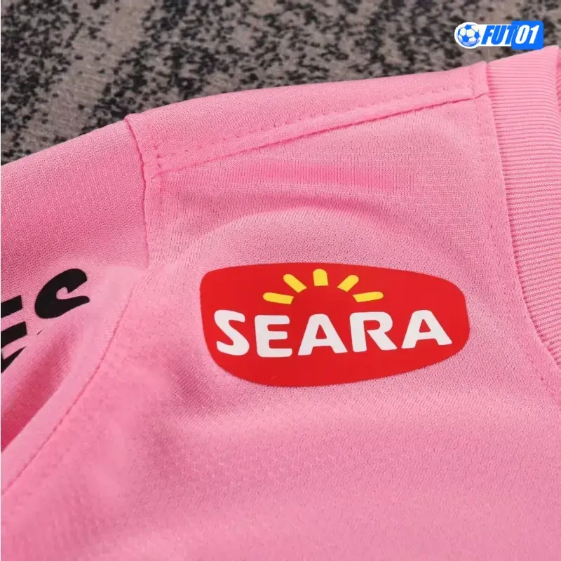Camiseta Santos FC 2013 Retro Niño Rosa ML