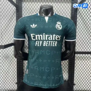 Camiseta Real Madrid 2026/2027 Versión Jugador Verde Oscuro
