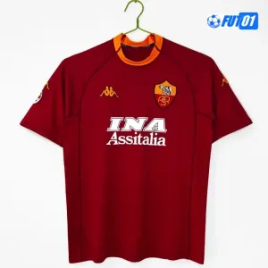 Camiseta AS Roma Home 2000/01 Retro