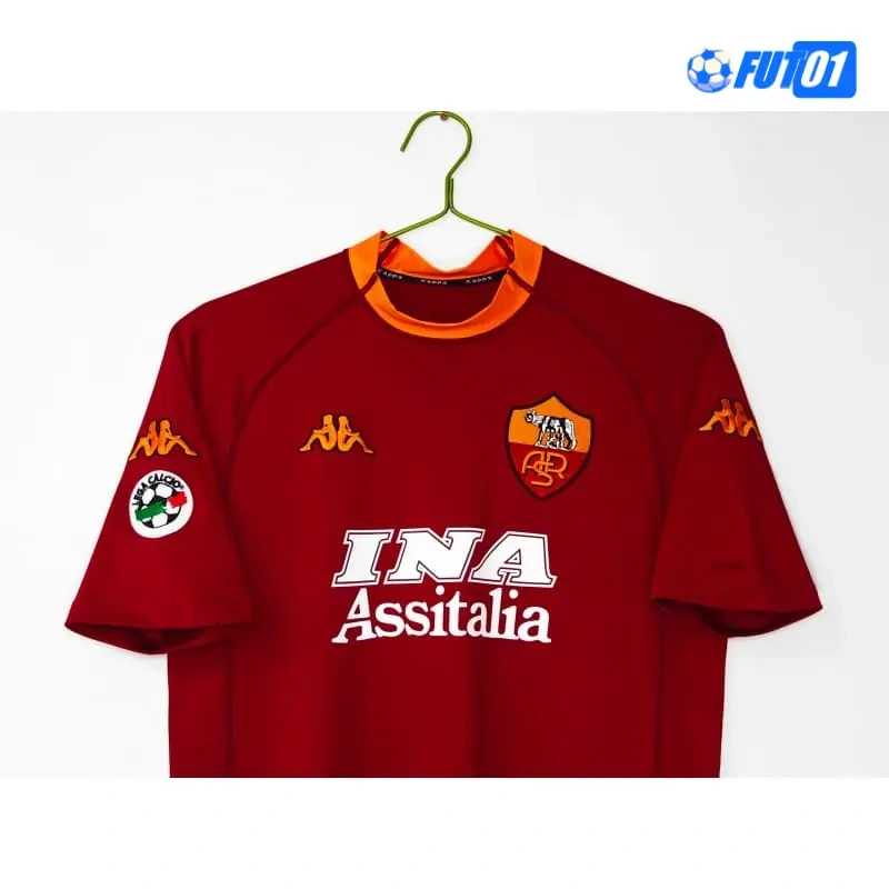 Camiseta AS Roma Home 2000/01 Retro