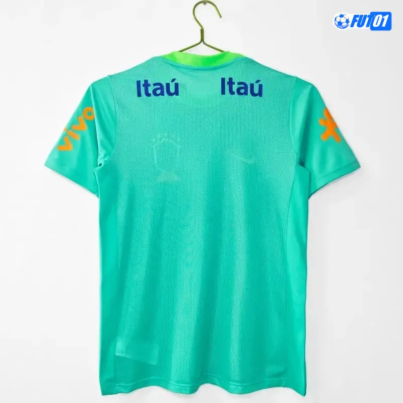 Camiseta de Entrenamiento Brasil 2024 Verde/Amarillo