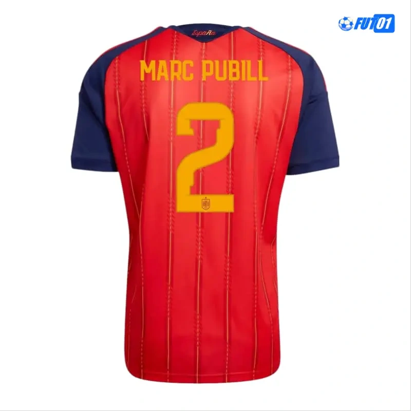 Camiseta Marc Pubill 2 España Home Mundial 2026