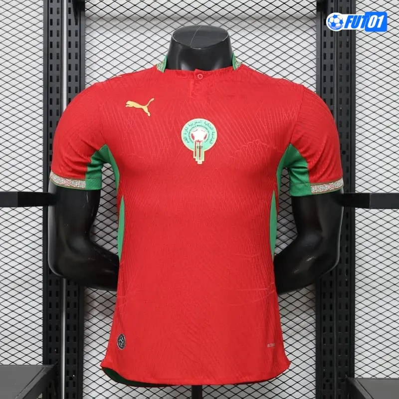 Camiseta Marruecos Home Mundial 2026 Versión Jugador