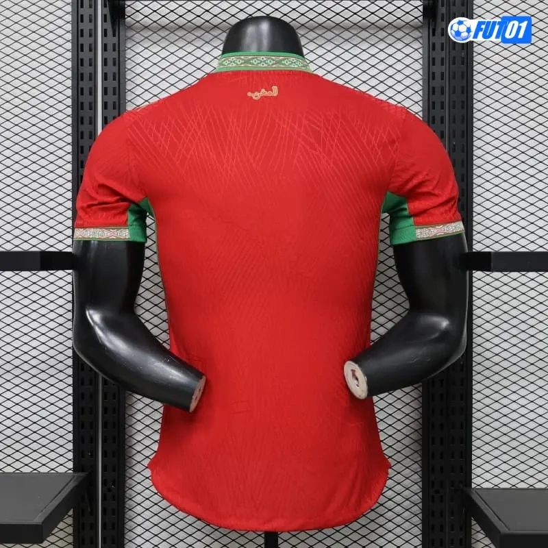 Camiseta Marruecos Home Mundial 2026 Versión Jugador
