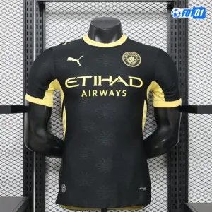 Camiseta Manchester City 2026/2027 Versión Jugador Negro