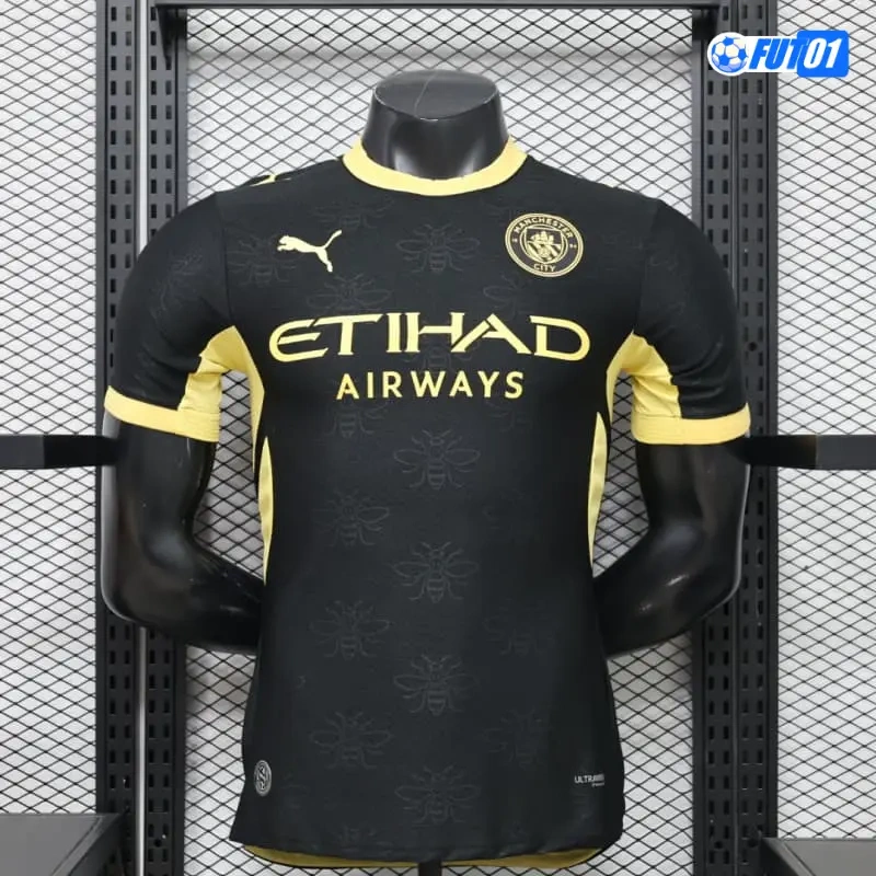 Camiseta Manchester City 2026/2027 Versión Jugador Negro